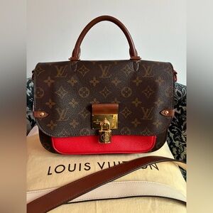 Louis Vuitton Vaugirard Brown Monogram & Leather with Strap